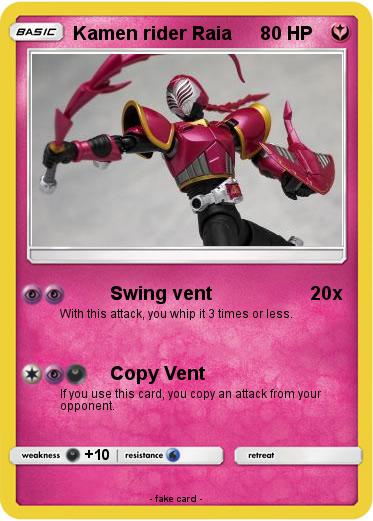 Pokemon Kamen rider Raia