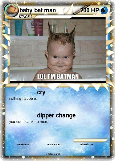 Pokemon baby bat man
