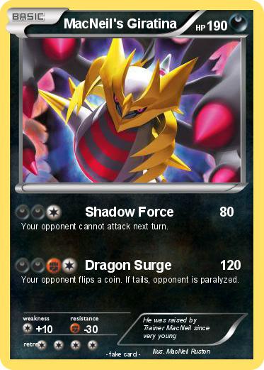 Pokemon MacNeil's Giratina