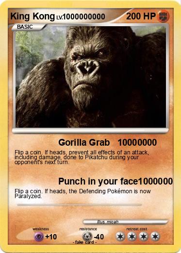 Pokemon King Kong