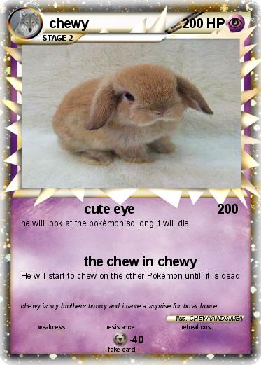 Pokemon chewy