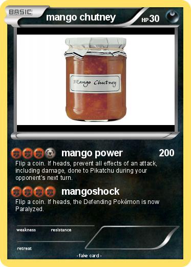 Pokemon mango chutney