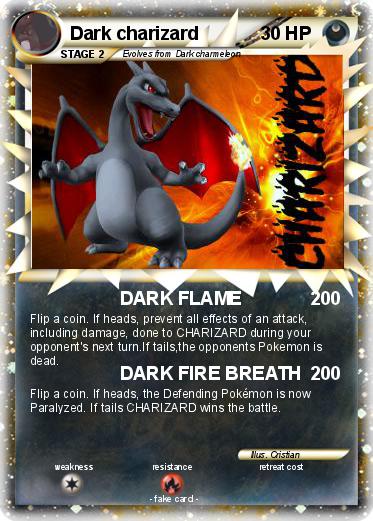 Pokemon Dark charizard