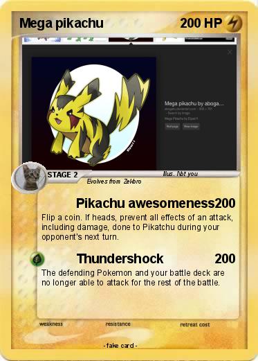 Pokemon Mega pikachu