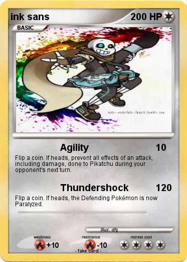 Pokemon ink sans