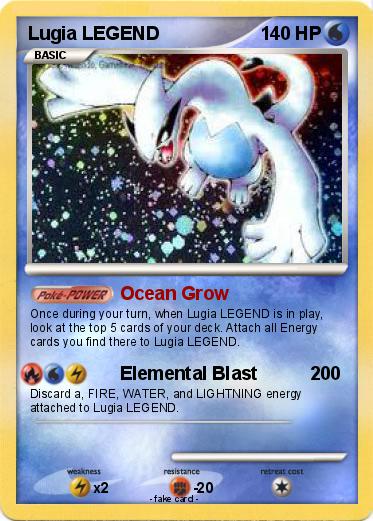 Pokemon Lugia LEGEND