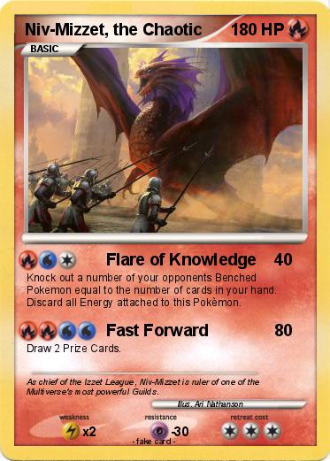Pokemon Niv-Mizzet, the Chaotic