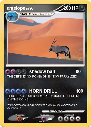 Pokemon antelope