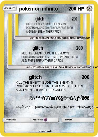 Pokemon pokémon infinito