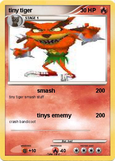 Pokemon tiny tiger