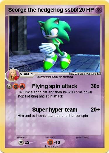 Pokemon Scorge the hedgehog ssbb