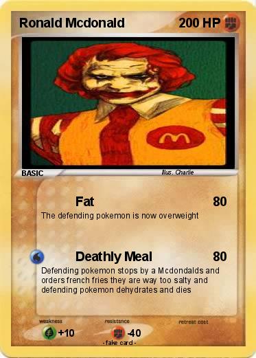 Pokemon Ronald Mcdonald