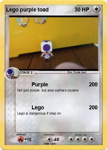 Pokemon Lego purple toad
