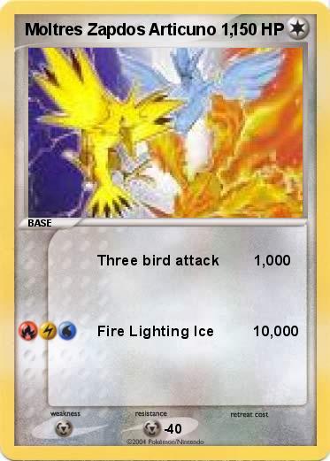 Pokemon Moltres Zapdos Articuno 1,