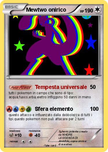Pokemon Mewtwo onirico