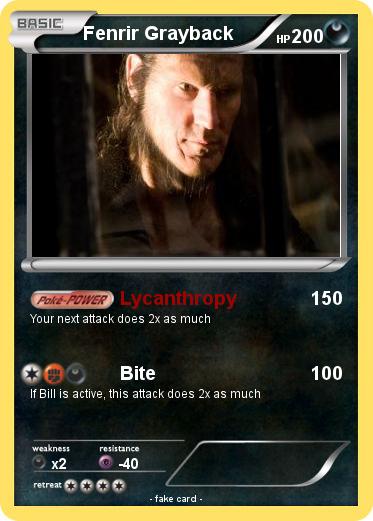 Pokemon Fenrir Grayback