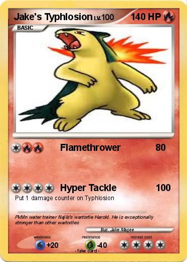 Pokemon Jake's Typhlosion