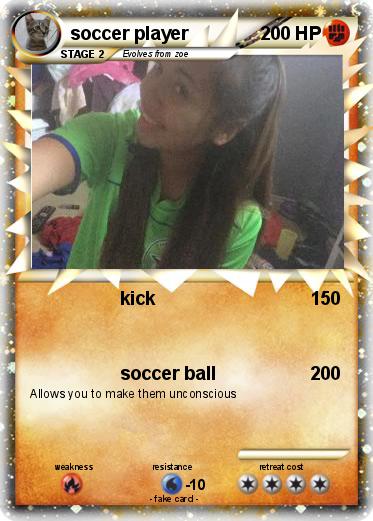Pokemon soccer player