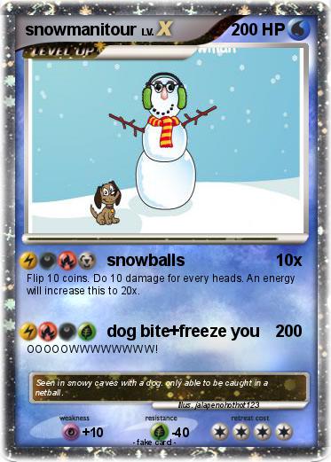 Pokemon snowmanitour