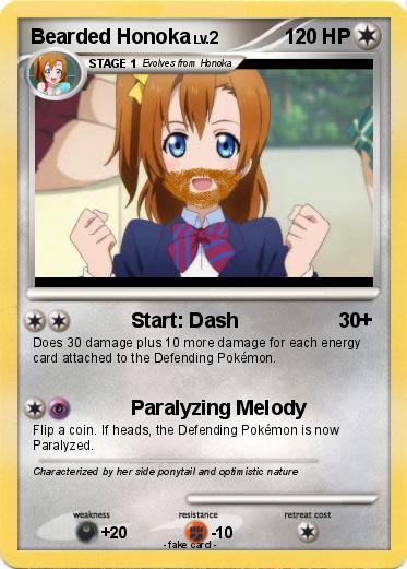Pokemon Bearded Honoka