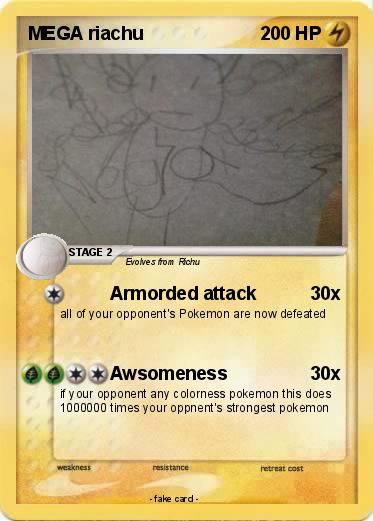Pokemon MEGA riachu