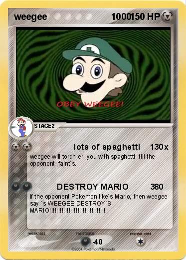 Pokemon weegee                         1000