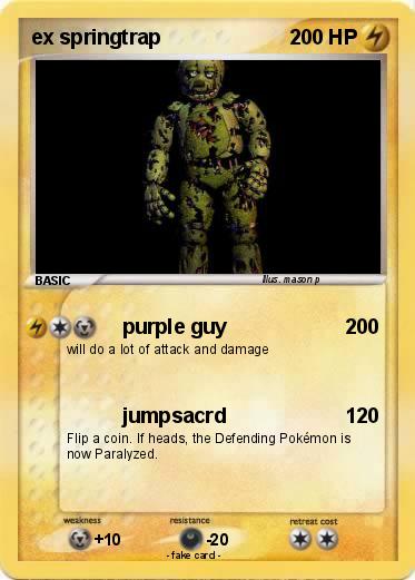 Pokemon ex springtrap