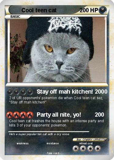 Pokemon Cool teen cat
