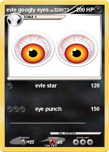 Pokemon evle googly eyes