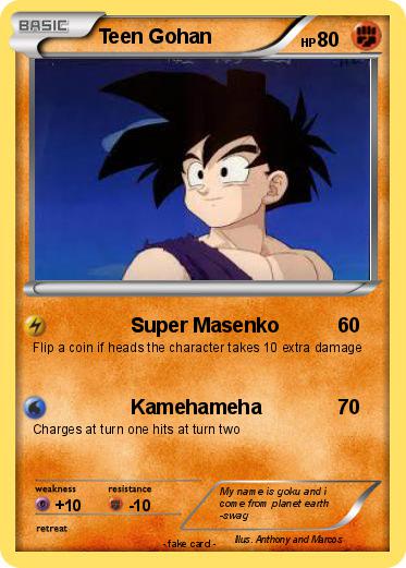 Pokemon Teen Gohan