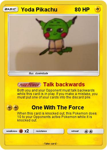 Pokemon Yoda Pikachu