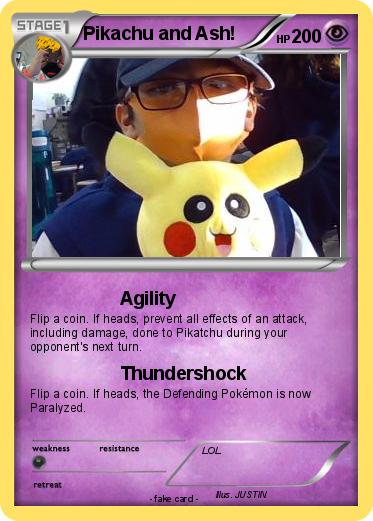 Pokemon Pikachu and Ash!