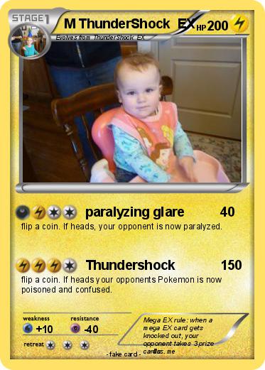 Pokemon M ThunderShock  EX