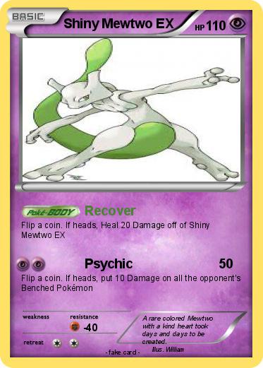 Pokemon Shiny Mewtwo EX