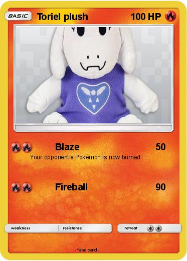 Pokemon Toriel plush