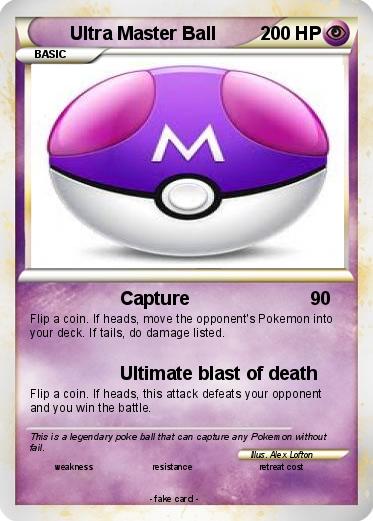 Pokemon Ultra Master Ball