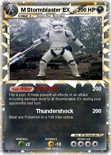Pokemon M Stormblaster EX