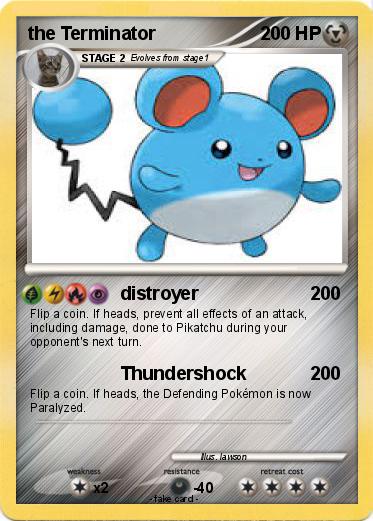 Pokemon the Terminator Pokemon the Terminator