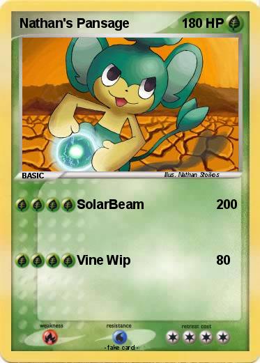 Pokemon Nathan's Pansage