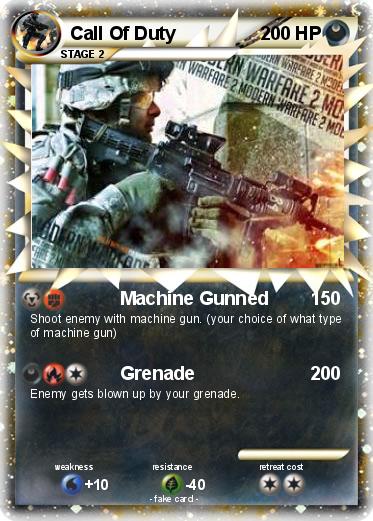 Pokemon Call Of Duty