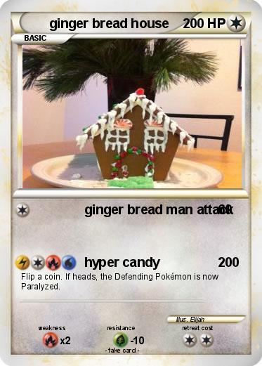 Pokemon ginger bread house