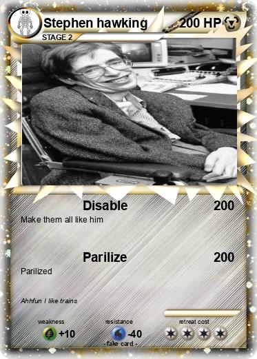 Pokemon Stephen hawking