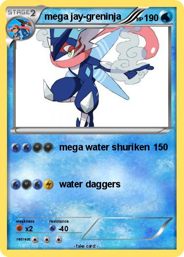 Pokemon mega jay-greninja