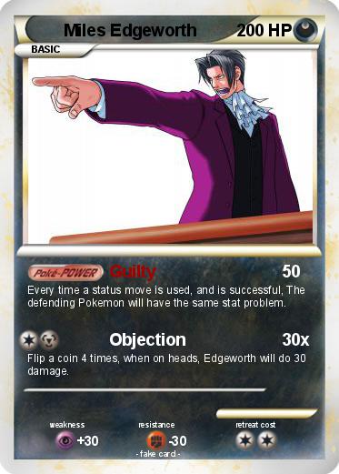 Pokemon Miles Edgeworth