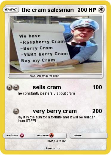 Pokemon the cram salesman