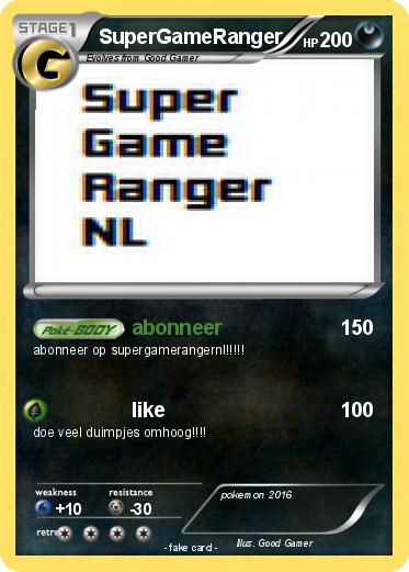 Pokemon SuperGameRanger