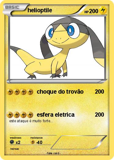 Pokemon helioptile