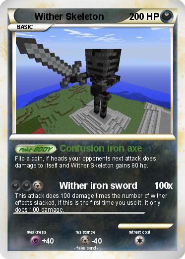Pokemon Wither Skeleton