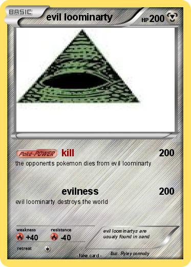 Pokemon evil loominarty