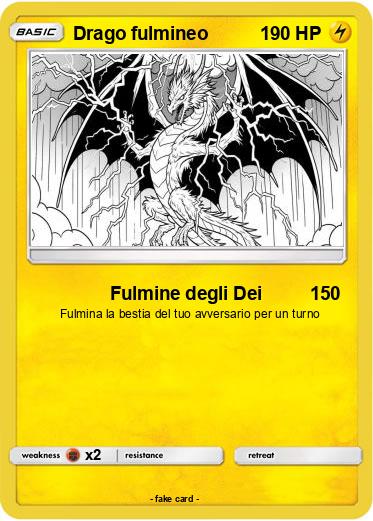 Pokemon Drago fulmineo